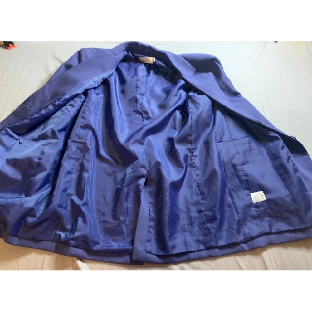 Beige Botany Blue Two Button Tailored Blazer Jacket A1794J SM - Picture 7 of 7
